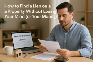 How to Find a Lien on a Property Without Losing Your Mind (or Your Money)