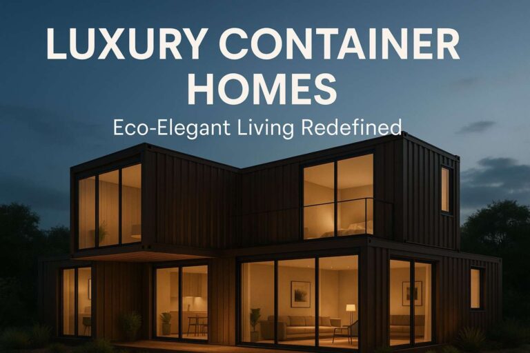 Eco-Elegance Unboxed: Exploring Luxury Container Homes