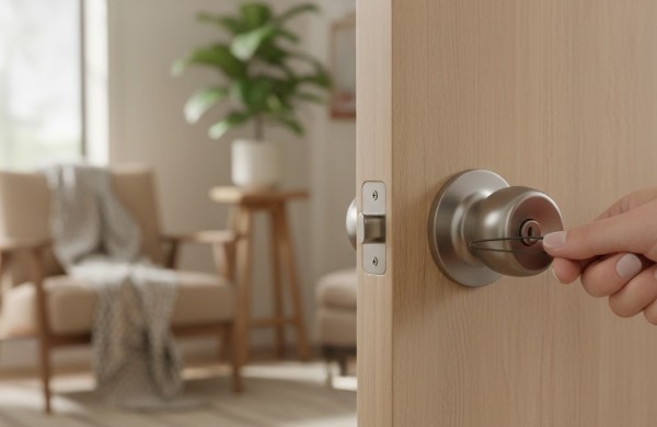 How to Unlock a Door With a Small Tool