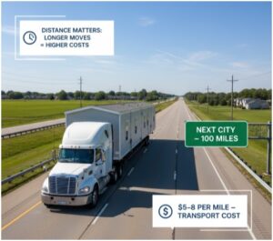 How Does Distance Affect the Cost of Moving a Mobile Home?