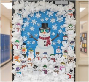What Are Some Inclusive Christmas Door Decoration Ideas for School?