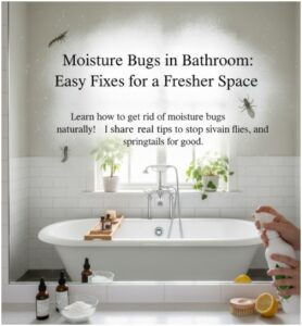 Why Do Moisture Bugs Love Bathrooms So Much?