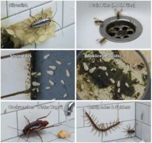 What Moisture Bugs Are Common in Bathrooms?