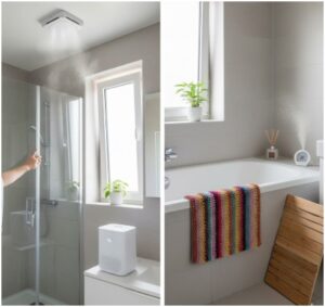 Control Moisture and Humidity- moisture bugs in bathroom