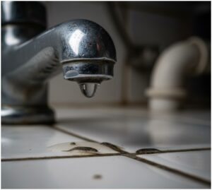 Fix Leaks—Even Tiny Ones- moisture bugs in bathroom