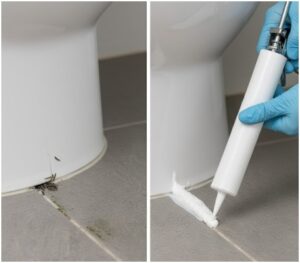 Seal Up the Sneaky Entry Points- moisture bugs in the bathroom