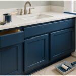 how to paint bathroom cabinets