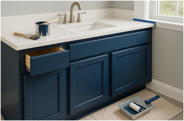 How to Paint Bathroom Cabinets (Without Losing Your Mind)