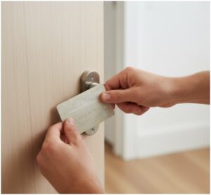 How to Open Locked Bathroom Door Without a Hole