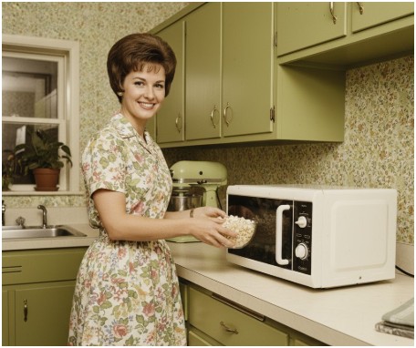 When Did the Microwave Become a Household Item?