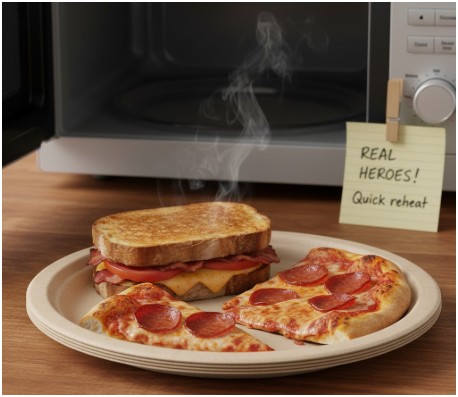 Plain, Uncoated Paper Plates