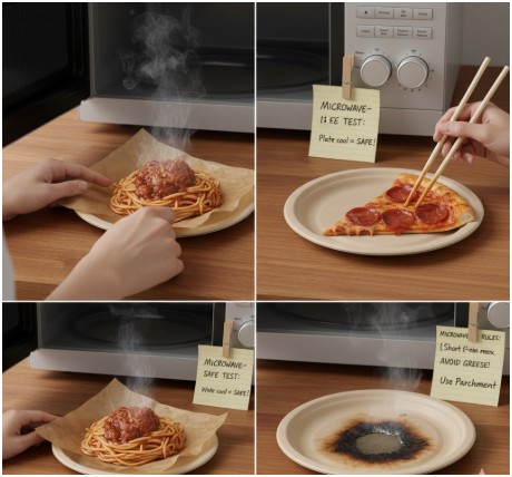Can You Microwave Paper Plates With Food on Them?