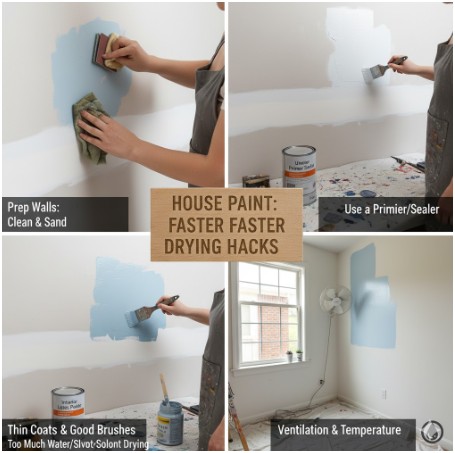 What Painting Techniques Help Paint Dry Faster?