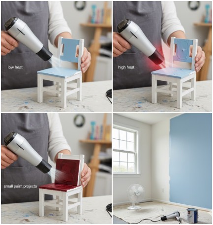 Can You Use a Hairdryer to Make Paint Dry Faster?