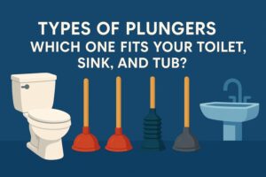 Types of Plungers Which One Fits Your Toilet, Sink, and Tub