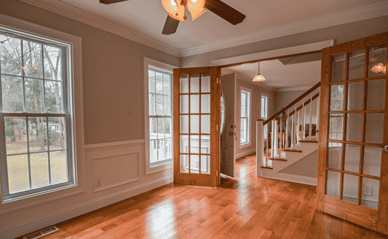 The Tops of Door Frames, Moldings, and Light Fixtures