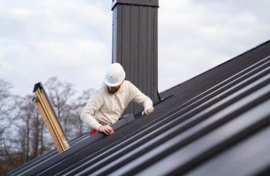 Inspect the Roof and Clear the Gutters