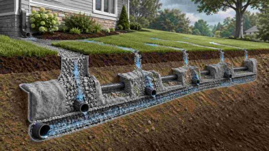  Install a Multi-Layered French Drain Network