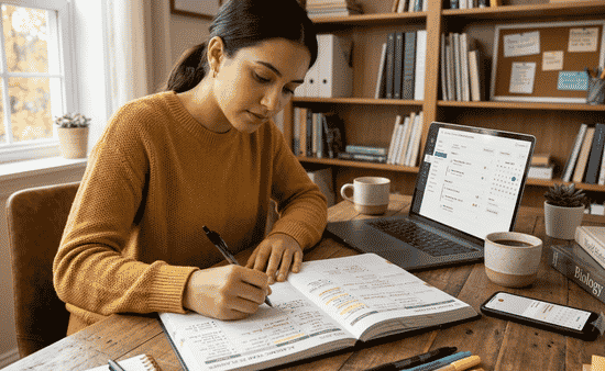 Use a Planner to Track Assignments